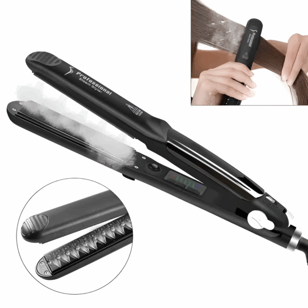 Ισιωτική μαλλιών με ατμό - Professional hair salon steam styler