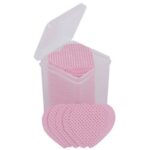 200 Βαμβακερά Πανάκια Καθαρισμού Heart Shape Ροζ