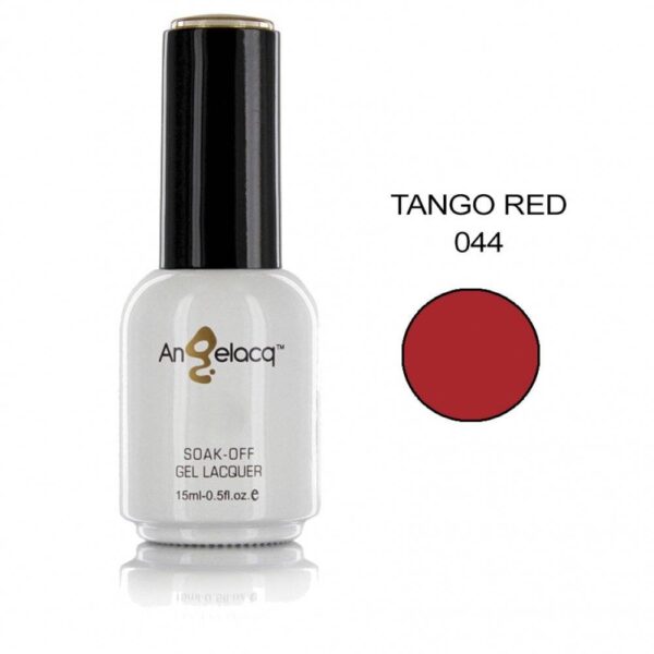 Ημιμόνιμο επαγγελματικό βερνίκι Angelacq 15 ml - Tango red 044