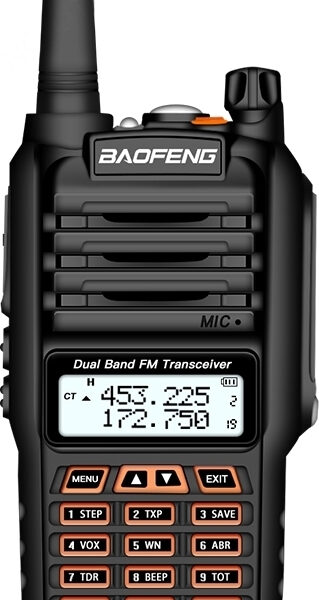Baofeng BF-UV9R Ασύρματος πομποδέκτης 8W με Μονόχρωμη Οθόνη