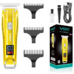 Επαναφορτιζόμενη Κουρευτική Μηχανή VGR V-956