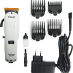 Kemei Επαγγελματική Επαναφορτιζόμενη Κουρευτική Μηχανή Λευκή KM-2601