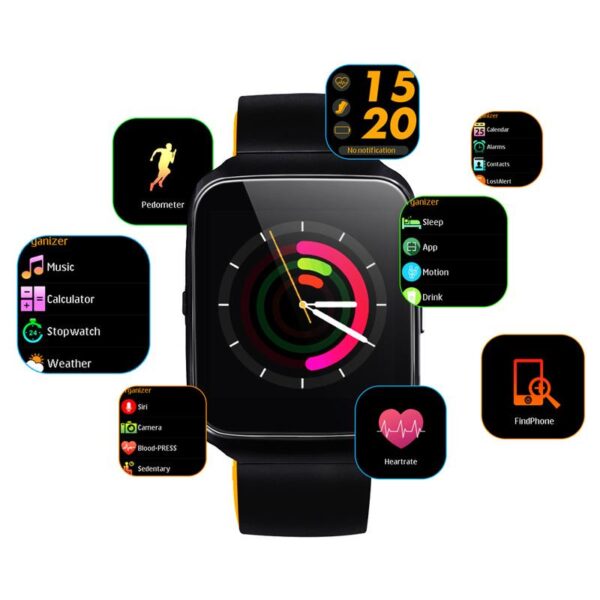 Sports Bluetooth Smart Watch Z40 Pedometer Heart Rate monitor Fitness Tracker Clock for Android iOS
