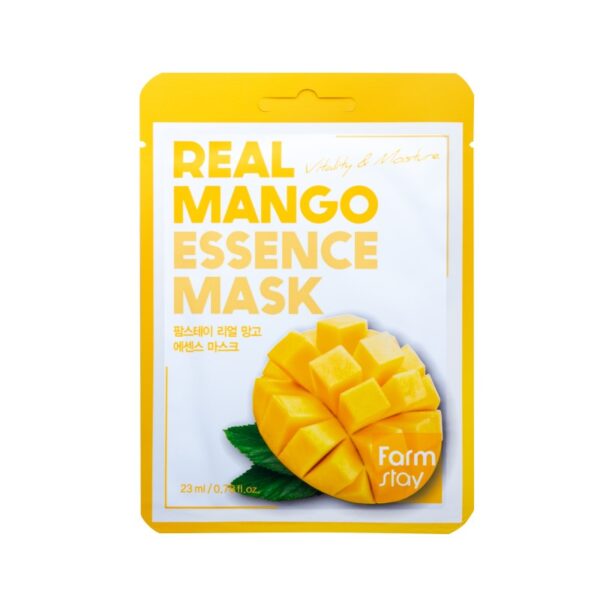 Farm Stay Real Mango Essence Sheet Mask 23ml – Ενυδάτωση & Λάμψη με Μάνγκο