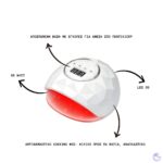Bundle 100 | Απορροφητήρας Σκόνης 858-8 80W, Sun F6 Φουρνάκι LED Νυχιών Με Κόκκινο Φως & Τροχός Νυχιών 35.000 στροφών 65W NY-ZS711 - Image 4