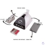 Bundle 100 | Απορροφητήρας Σκόνης 858-8 80W, Sun F6 Φουρνάκι LED Νυχιών Με Κόκκινο Φως & Τροχός Νυχιών 35.000 στροφών 65W NY-ZS711 - Image 3