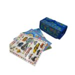 BUNDLE 156 | Κασετίνα 4 θέσεων Με 50 Διαφορετικούς Μαρκαδόρους και Αυτοκόλλητα & 3 Ψυχαγωγικά COLOR BOOKS - Image 3