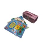 BUNDLE 156 | Κασετίνα 4 θέσεων Με 50 Διαφορετικούς Μαρκαδόρους και Αυτοκόλλητα & 3 Ψυχαγωγικά COLOR BOOKS - Image 2