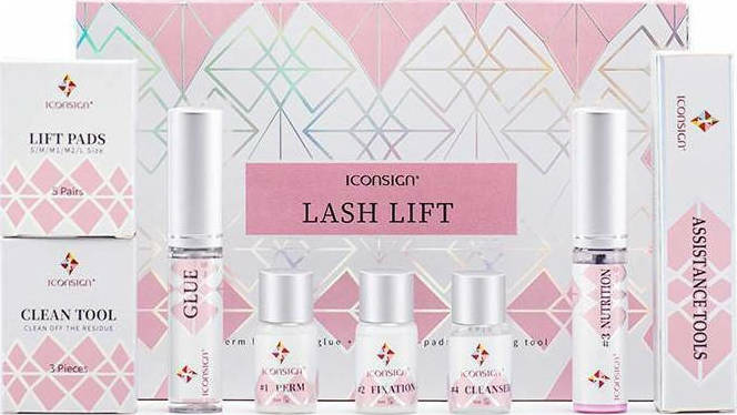 Περιεχόμενα Iconsign Lash Lift Kit με perm, fixation και εργαλεία