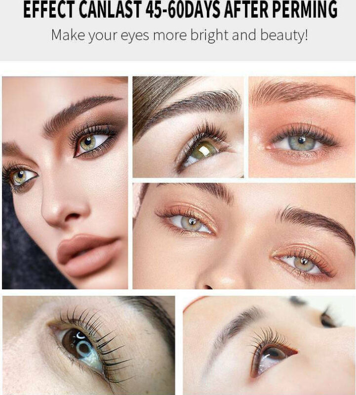 Αποτέλεσμα πριν και μετά το Iconsign Lash Lift Kit στις βλεφαρίδες