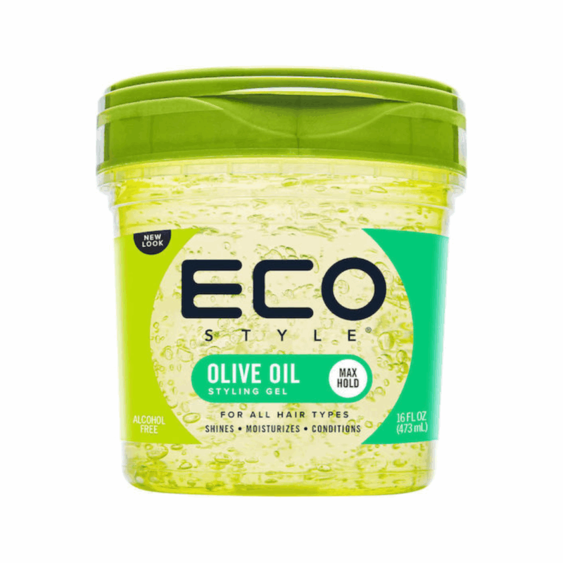 Eco Style Olive Oil Gel Μαλλιών 473ml με ελαιόλαδο για μεσαίο κράτημα, λάμψη και εύκολη διαμόρφωση μοντέρνων χτενισμάτων
