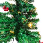 LED φωτάκια στο Χριστουγεννιάτικο δέντρο 1,50m για μαγική γιορτινή ατμόσφαιρα