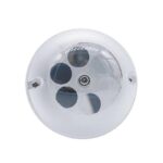 Περιστρεφόμενη Χριστουγεννιάτικη LED λάμπα E27, προβάλει νιφάδες, χιονάνθρωπους, ευχές και ελαφάκια