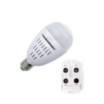 Περιστρεφόμενη Χριστουγεννιάτικη LED λάμπα E27, προβάλει νιφάδες, χιονάνθρωπους, ευχές και ελαφάκια