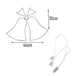 Χριστουγεννιάτικες Φωτιζόμενες Καμπάνες LED - Image 2