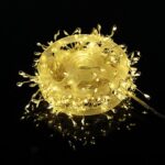 Χριστουγεννιάτικα ηλιακά LED λαμπάκια θερμό φως 500 LED μήκους 20 μέτρων