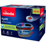 Vileda H2Pro Σύστημα Σφουγγαρίσματος με Πεντάλ & Διπλό Κάδο – Καθαρό Νερό - Image 2