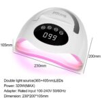 Επαγγελματικό Φουρνάκι Νυχιών SUN X17 MAX 320W 72 LED Με Κόκκινο Φως - Image 4