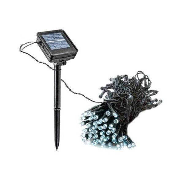 Ηλιακά Χριστουγεννιάτικα φωτάκια LED 20 μέτρων 200 λαμπτήρες RGB πολύχρωμα για εξωτερικούς και εσωτερικούς χώρους