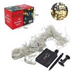 Χριστουγεννιάτικα ηλιακά λαμπάκια μήκους 5 μέτρων με 146 LED σε θερμό χρώμα για εσωτερική χρήση