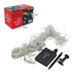 Χριστουγεννιάτικα ηλιακά λαμπάκια μήκους 5 μέτρων με 146 LED σε ψυχρό χρώμα για εσωτερική χρήση