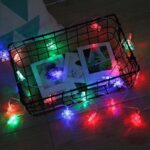 LED λαμπάκια USB με RGB φωτισμό μήκους 3 μέτρων για γιορτινή και πολύχρωμη διακόσμηση