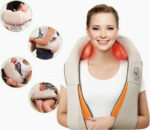 COMBO-898 | Συσκευή & Μαξιλάρι Μασάζ Shiatsu Αυχένα με Υπέρυθρη Θερμότητα CTK-CHM-8088 + CHM-8028 - Image 5