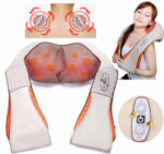 Συσκευή Μασάζ Shiatsu Αυχένα & Πλάτης με Υπέρυθρη Θερμότητα CTK-CHM-8088 Μπεζ - Image 2