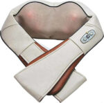 Συσκευή Μασάζ Shiatsu Αυχένα & Πλάτης με Υπέρυθρη Θερμότητα CTK-CHM-8088 Μπεζ - Image 7