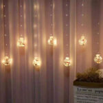 10 LED Κουρτίνα Χριστουγεννιάτικα Λαμπάκια 3m – Θερμό Λευκό - Image 6