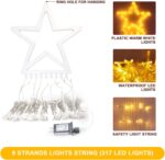 Χριστουγεννιάτικα Star Fairy Lights 3,5m – Λαμπάκια Εξωτερικού Χώρου Θερμό Λευκό - Image 2
